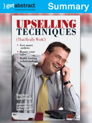 cover image of Upselling Techniques (That Really Work!) (Summary)